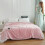 Raschel Blanket Soft Thick Double Layer 40x28in Light Pink 4