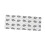 White Multi-Use Foldable Oil Splash Guard for Kitchen Aluminum Heat Resistant 2