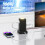 Επίπεδη πρίζα, πολύπριζο, 12 πρίζες, 4 USB, 1625W, 6FT, πλεγμένο 4