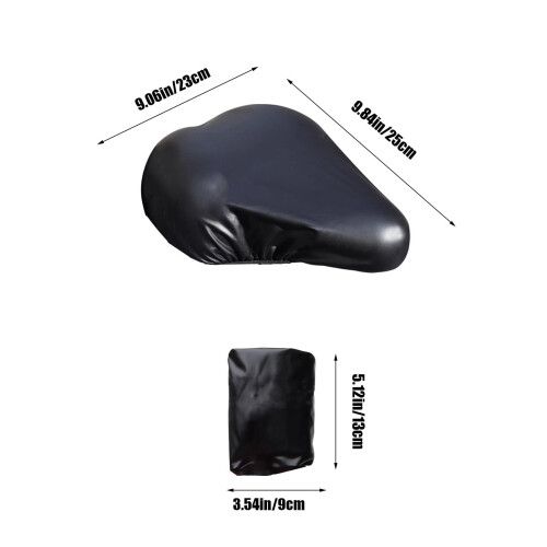 Waterproof Bike Seat Cover Universal Saddle Protector 1 Pack 2