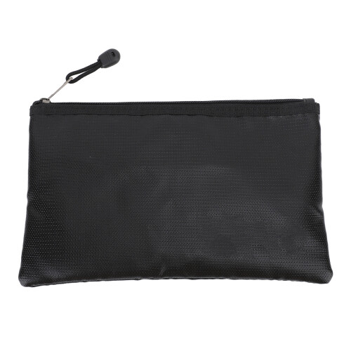 Borsa Documenti Resistente al Fuoco e Impermeabile, 10,5x6,9 pollici, Nera, Grande Capienza 2