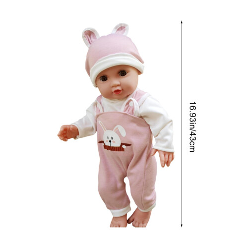 Χειμερινή στολή από βαμβάκι για κούκλες Reborn Doll για κούκλες 43cm/18in, σετ ρούχων 2