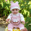 Χειμερινή στολή από βαμβάκι για κούκλες Reborn Doll για κούκλες 43cm/18in, σετ ρούχων 6