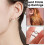 Hinged Hoop Huggie Earrings Small 8mm 2