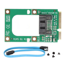 SATA3.0III adapter átalakító Mini PCI-E M.2NGFF és Msata SSD - SATA2Lane átalakító PWM szinkron Buck átalakító tápegységgel és