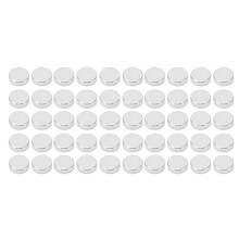 Set ultrastarker Mini-Magnete aus Seltenerd-Neodym-Knopfmagneten mit rostfreier Beschichtung. Vielseitig einsetzbar für Bastel- und