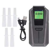 Tester inteligent de alcoolemie cu senzor de gaz semiconductor, afișaj LCD și încărcare USB pentru citiri precise ale alcoolemiei