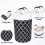 Panier à linge étanche 90 L noir, pliable et stable 4