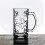 Star Textured Drinking Glass with Handle 13.9 oz 3