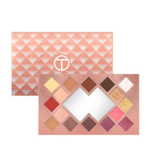 Long Lasting Waterproof Eyeshadow Palette Safe Clean Healthy Formula Matte Metallic Sparkle Shimmer Colors For Bold Glam Looks In A Fine Powder Base