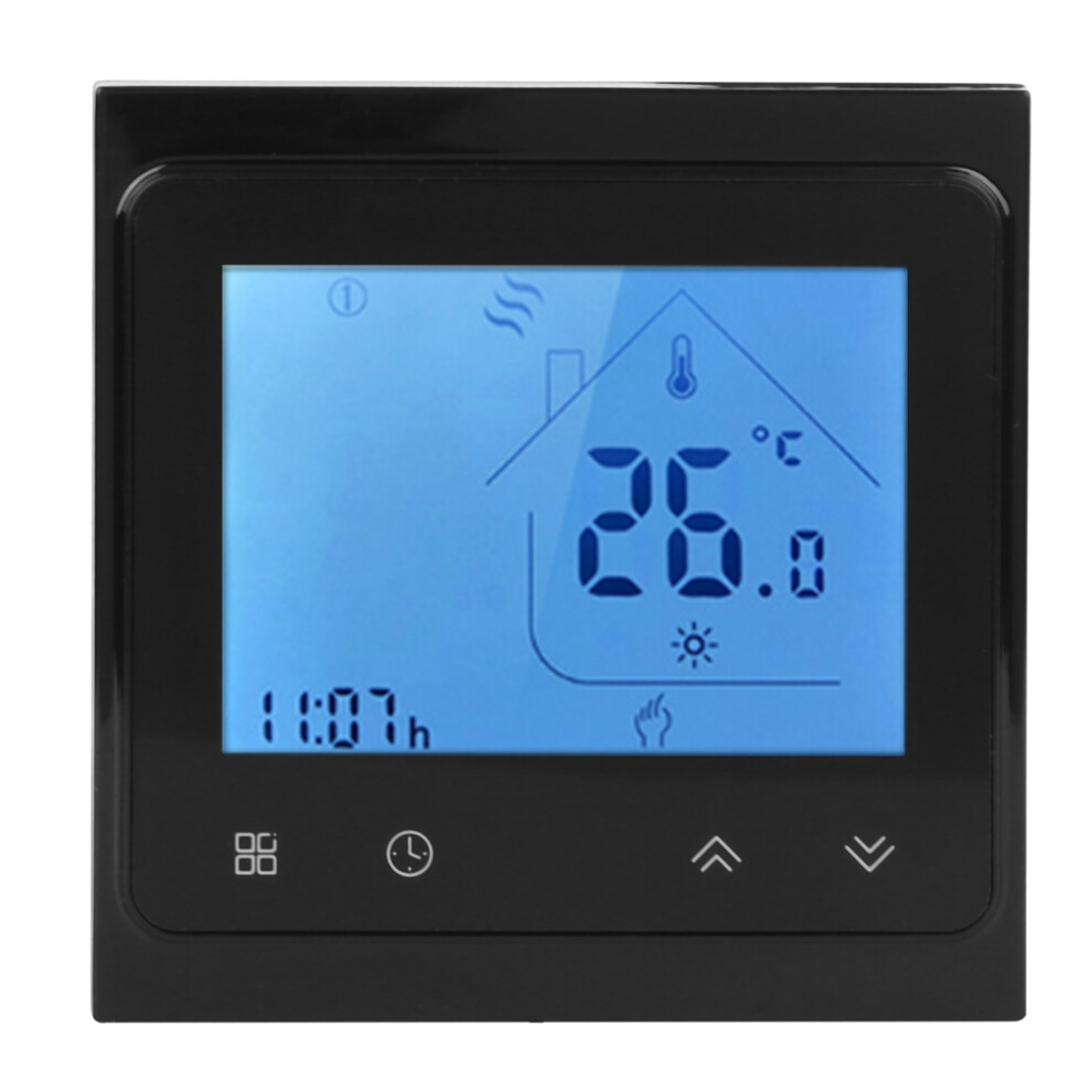 Lcd Display Smart Thermostat With Programmable Temperature Settings Wi-Fi Remote Control Voice Assistant Compatible Touch Button Interface Energy 9014198236319