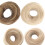 Aplique de cabelo humano com coque desarrumado e elástico, cor natural. 7