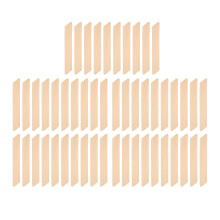Body Hair Removal Precise Application Natural Birch Material Wax Applicator Smooth Surface Craft Sticks DIY Reusable Wax Sticks Wood Waxing Spatulas