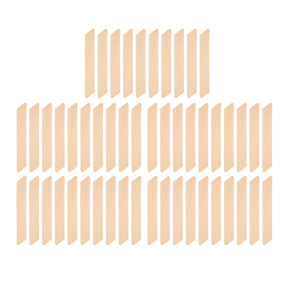 Body Hair Removal Precise Application Natural Birch Material Wax Applicator Smooth Surface Craft Sticks DIY Reusable Wax Sticks Wood Waxing Spatulas