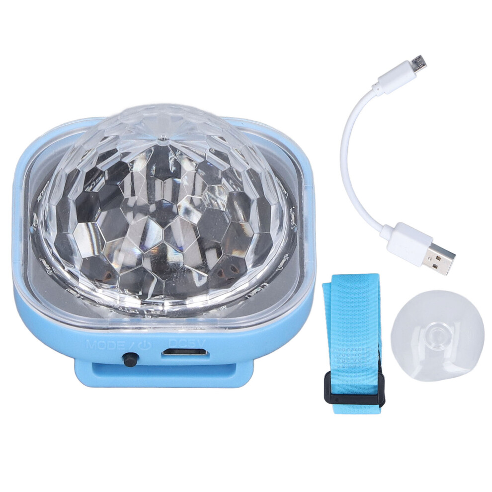 Suction Cup Mini Disco Light5mode Strobe Sound Activated Usb Rechargeable Led Wearable Party Bracelet Lamp For Birthday Club Ktv Dance Room Wedding 9180479941002