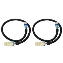 Juego de arnés de inyectores de combustible de reemplazo directo con arnés de extensión de cable para sensor de oxígeno Square4Pin LS1LS2 para