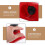 Support de sécurité anti-coupure pour mandoline, râpe, outil de coupe, rouge 6