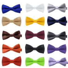 6Pcs Kids Bow Ties, Colorful Adjustable Ties for Party Photography Performance Birthday 15 Colors