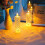 Velas de cristal LED sem chama para decoração romântica (pacote com 6) 4
