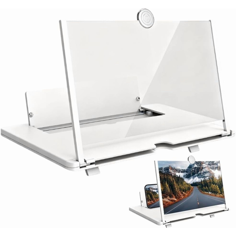 3D Hd Mobile Phone Magnifier Screen Enlarger For Movies, Videos & Gaming Â Foldable Stand, Compatible With All Smartphones 9181073412431