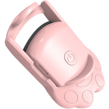 Heated Eyelash Curler with Silicone and ABS Design, 1 Set for Lash Styling