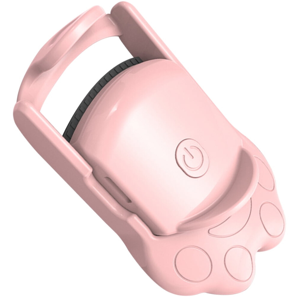 Heated Eyelash Curler with Silicone and ABS Design, 1 Set for Lash Styling