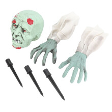 Realistic And Horrible Halloween Zombie Decoration Graveyard Scenes Outdoor Halloween Decoration Horror Scene Spooky Ground-Breaking Fun Creepy Decor