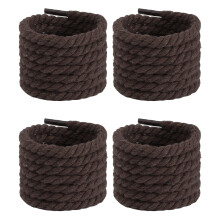 2 Pairs Thickened Rope Round Shoelaces 120cm Length Color Shoe Strings For Sneakers and Boot Laces Replacement