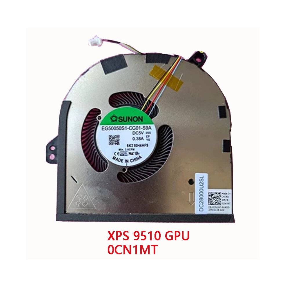 Laptop Cpu Gpu Cooling Fan For Xps 15 9500 9510 9520 Precision 5550 5560 5570 9558633006896