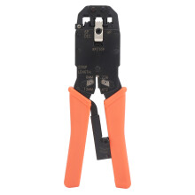 Modular Design Crimp Tool With Built In Cutting Stripping Blade, Professional Modular Crimper For Rj11Rj12Rj45Works With Utp Compatible High