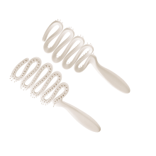Textured Hair Volumizers Comb Hollow Out Teeth Reduce Friction ABS Plastic For Fine & Thin Hair Types