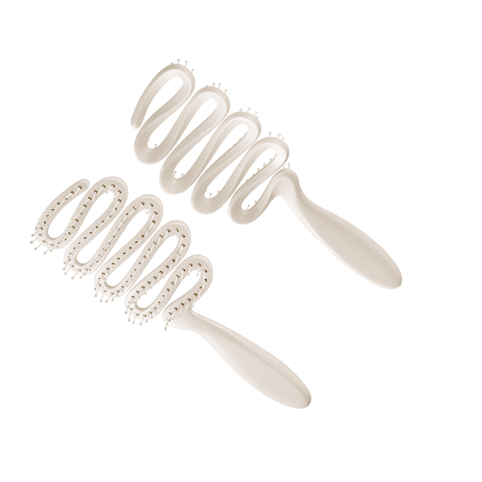 Textured Hair Volumizers Comb Hollow Out Teeth Reduce Friction ABS Plastic For Fine & Thin Hair Types