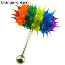 Windcarnival Unisex Cool Punk Hammer Shape Vibrating Tongue Bar Stud Body Piercing Jewelry