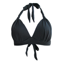 Top de bikini triangular para mujer Only2025, top de bikini sexy con tirantes y cuello halter.