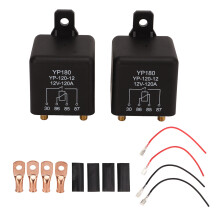 Vlamvertragend nylon kunststof autorelais DC12V continu bedrijf 4-pins hoogstroom autorelais hittebestendig corrosiebestendig duurzaam puur