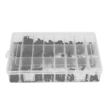 Kit assortimento di ferramenta per progetti fai da te, viti, bulloni e dadi di precisione per macchinari, resistenti alla corrosione, robusta scatola