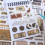 Vintage αυτοκόλλητα Washi για Scrapbooking & Journaling – 50 φύλλα, συμβατά με ανεπιθύμητα 3