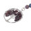 Stone Tree Metal Bookmark 7 Chakra Garnet 6