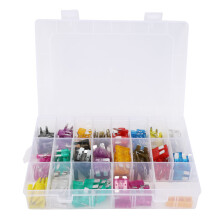 Kit di fusibili di alta qualità per auto, assortimento di fusibili per auto, fusibili a lama mini standard, fusibili a profilo STD bassi e alti,