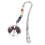 Stone Tree Metal Bookmark 7 Chakra Garnet 9