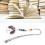 Stone Tree Metal Bookmark 7 Chakra Garnet 16