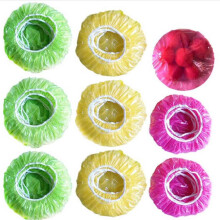 90 Pack Elastic Colorful Bowl Covers Reusable Elastic Food Bowl Storage Covers Elastic Food Storage Covers Plastic Wrap Bowl Covers for Food Storage