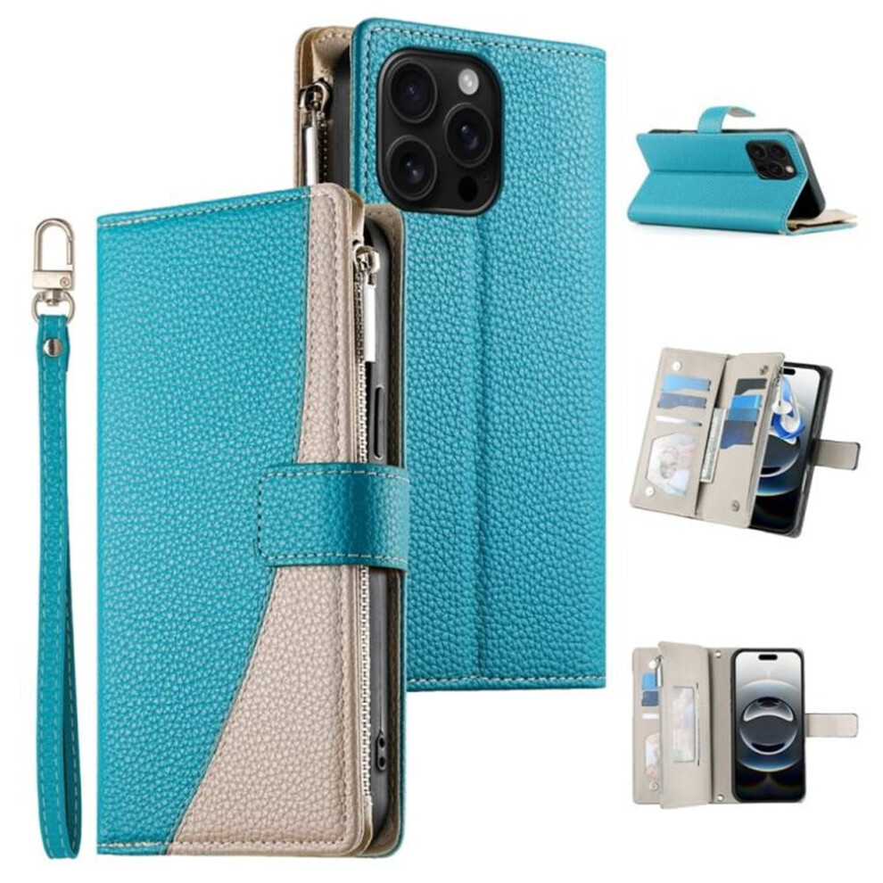 Iphone 14 Pro 6.1" Pu Leather Flip Wallet Case With Card 9130661370745