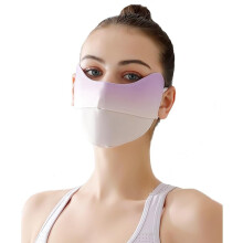 1PC UV Face Mask, Sun Protection Face Mask, Sun Masks for Women, Ice Silk Cooling Breathable Face Cover, Washable Reusable