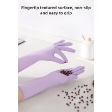 30-Pack 9" Disposable Nitrile Gloves – Dust-Proof, Touch-Sensitive, Non-Slip, Elastic & Durable