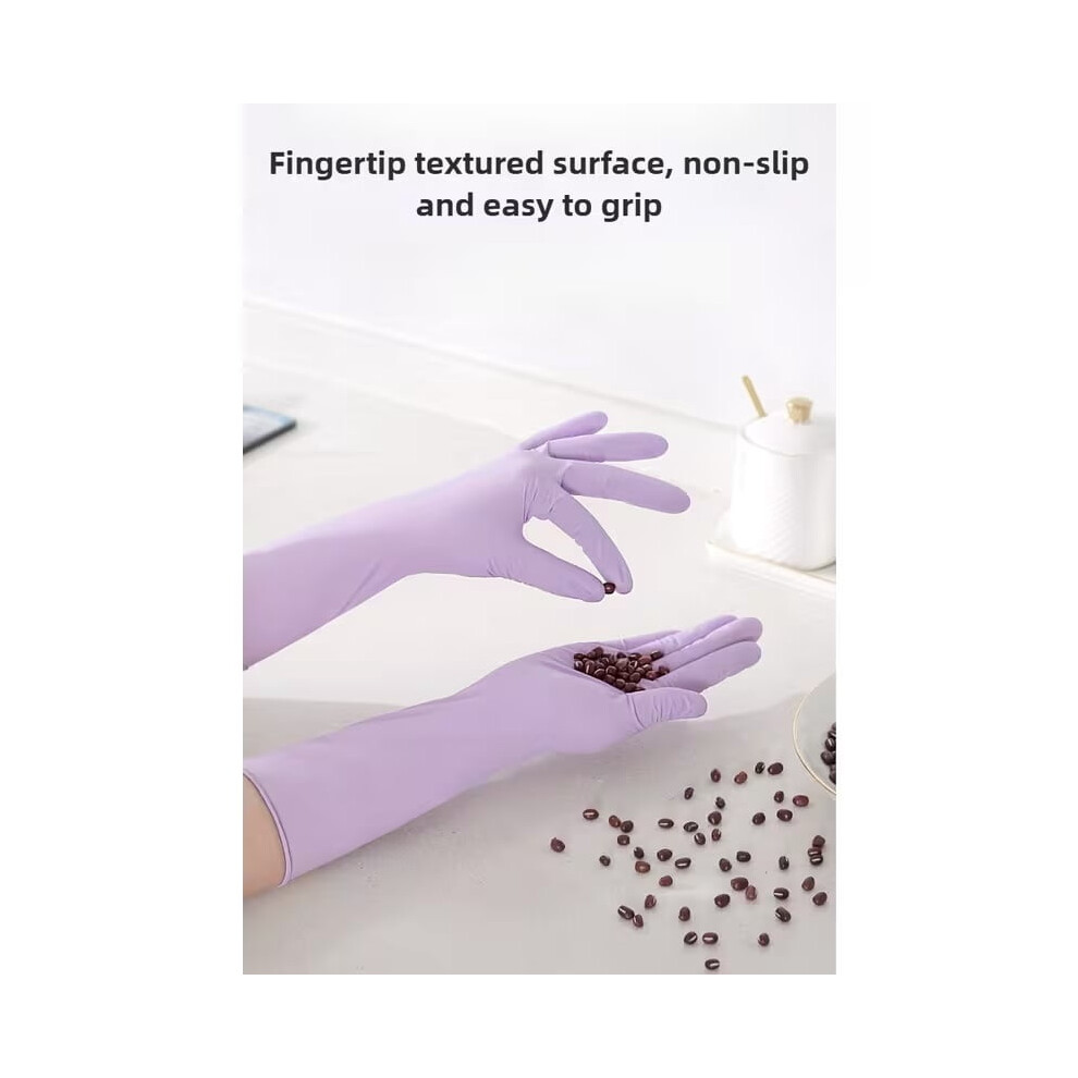 30-Pack 9" Disposable Nitrile Gloves Â Dust-Proof, Touch-Sensitive, Non-Slip, Elastic & Durable 9558633006544