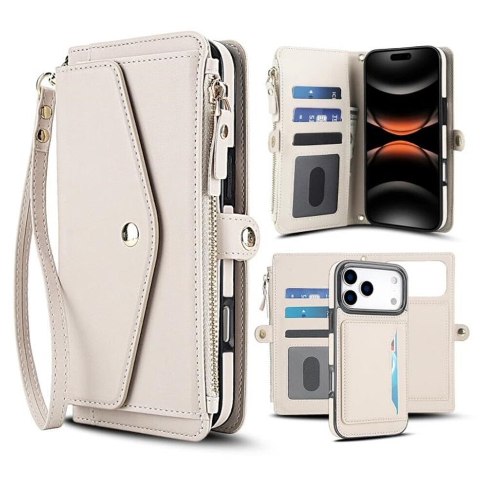 Iphone 17 Pro Pu Leather Wallet Case With Rfid Blocking And 9418476955587