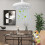 Ventilateur de plafond avec lumière LED et télécommande 6