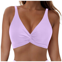 Women Underwire Bikini Top - 2025 Push Up Swimsuit Tops Padded Bra Bathing Suit