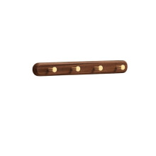 Solid Wood Brass Clothes Hook, Entrance Foyer Clothes Hanger, Hat Clothes Hook, Wall Mounted, Entrance Door